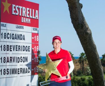 CARLOTA CIGANDA ESTRELLA DAMM LADIES OPEN WINNER