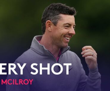 Every Shot of Rory McIlroy's Second Round | 2022 JP McManus Pro-Am