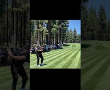 AJ Hawk DESTROYS Golf Ball at Lake Tahoe #shorts