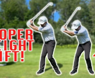 BEST VIDEO ON GOLF WEIGHT SHIFT EVER! | Wisdom in Golf | Golf WRX |