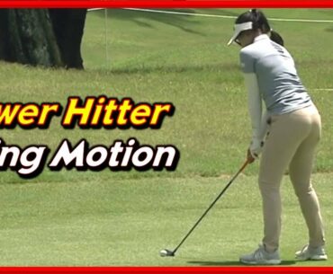 LPGA Power Hitter "Patty Tavatanakit" Solid Swing & Driver-Iron Slow Motion Tracers
