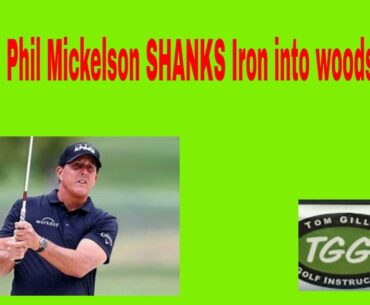 Phil Mickelson SHANKS 1 iron of tee!, A MUST see !