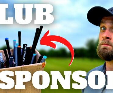 My new channel SPONSOR sent me THESE GOLF CLUBS...
