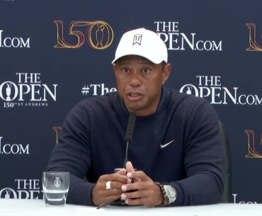 Tiger Woods throws a message to LIV Golf Players in the 2022 Open Championship