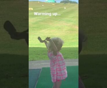 Golf warm up #golf #fail #golfgirl #golfswing #golftips #metoo #sports #sportsgirl