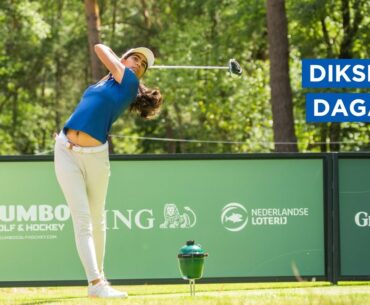 Diksha Dagar shoots 68 (-4) to sit one shot back after the first 18 holes at Rosendaelsche Golf Club