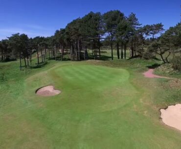 Formby Ladies Golf Club - Aerial Flyover of Hole 4