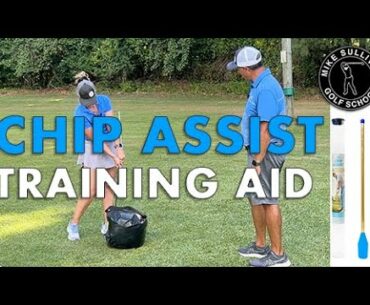 How to use Chip Assist Training Aid - Stop scooping & flipping golf shots
