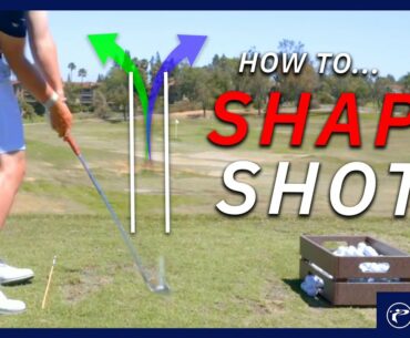 The BEST Way To SHAPE Your Shots || Starting Line Drills