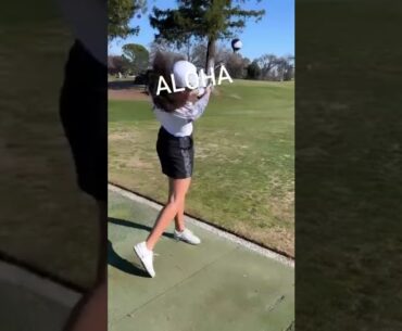 Hot Women Golf | Women Golf Swing | Golf Swing Lady | Golf Lessons #golf #shorts #golftip