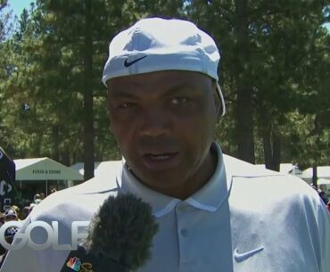 Charles Barkley loves fans at American Century Championship...except Warriors fans | Golf Channel