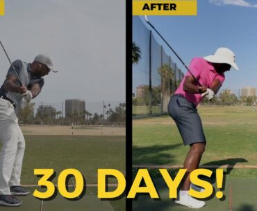 I Worked On a New Golf Swing For 30 Days. You Won't Believe What Happened