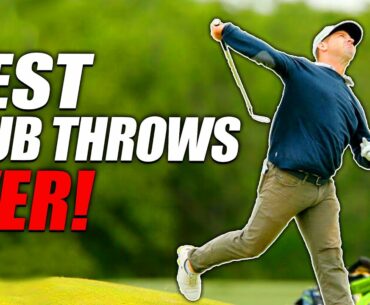 Top 10 Golf Club THROWS of All Time!