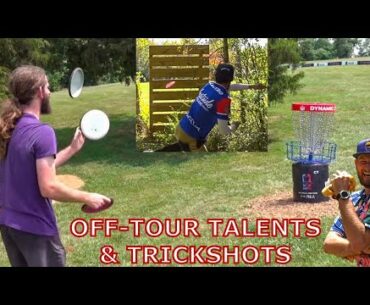 Lucky Trick Shots & Impressive Talents Of Disc Golfers OUTSIDE Of Tournament Play