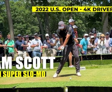 How to Swing Like Adam Scott Driver Swing 4K / Slo-Mo + Analysis (2022 US Open)