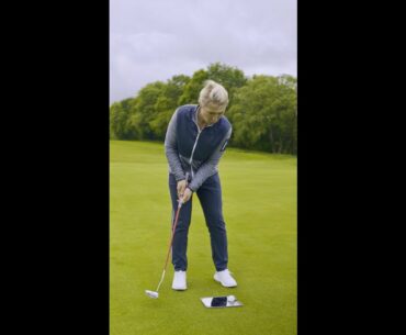 STOP swaying during your PUTTING STROKE with this GOLF DRILL #golfdrills #putting #golf #shorts