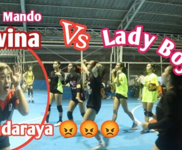 DI DAPAT TULARAN SI ALWINA  LADY BOY Vs OTLUM WINA