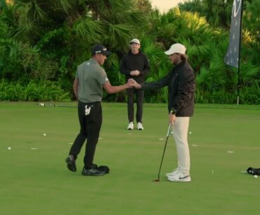 Collin Morikawa VS. Tommy Fleetwood Spider GT Putting Challenge | TaylorMade Golf