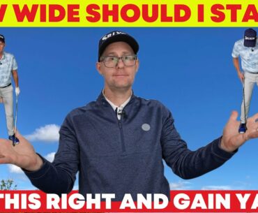 How Wide Should My Golf Stance Be? Get this right and gain extra Yards