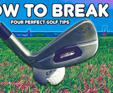 I HAVE FOUR PERFECT GOLF TIPS to help you LOWER YOUR SCORES | BREAK 90 GOLF