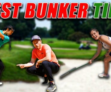 EASY TIPS TO GET OUT OF BUNKERS w/ @Seb On Golf || Shee Golfs