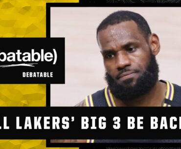 Are we locked in for another year of the Lakers' Big 3? (debatable)