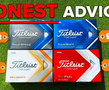 Which is best for your game? (HUGE REVIEW) | Titleist 2022 Golf Balls Review