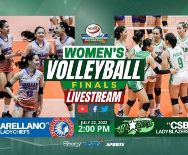 NCAA Season 97 | CSB vs. Arellano (Women’s Volleyball) | Finals Game 2