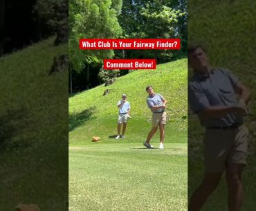 What is your fairway finder? Comment below to see other strategies off the tee-box! #shorts #golf