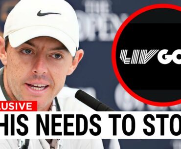 Rory McIlroy Is BEGGING The Golf Drama To Stop.. Here's Why