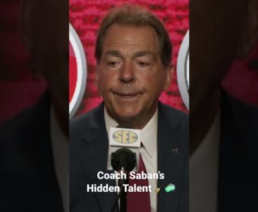 Nick Saban reveals hidden talent at SEC Media Days 2022