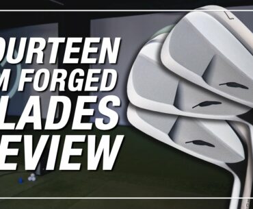 IAN'S 2022 FOURTEEN GOLF RM FORGED BLADE IRON REVIEW // Limited Edition Forged Iron Testing