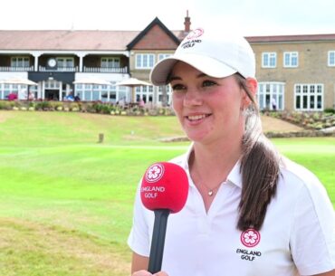 English Women's Amateur Championship 2022 - Day Two: Rachel Gourley interview