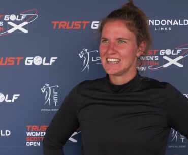 Leonie Harm Thursday Flash Interview 2022 Trust Golf Women's Scottish Open