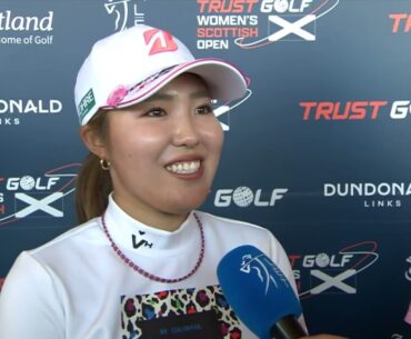 Ayaka Furue Winning Trust Golf Women's Scottish Open Interview