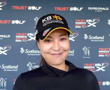 In Gee Chun Friday Flash Interview 2022 Trust Golf Womens Scottish Open LPGA Tour LET Golf