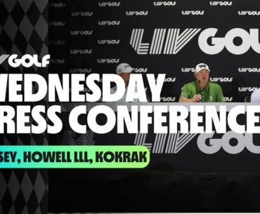 Wednesday Press Conference | LIV Golf Invitational Bedminster