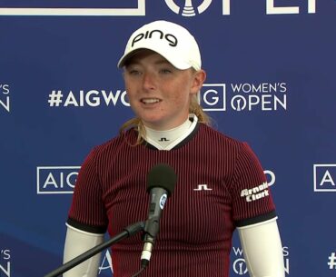 Louise Duncan Round 1 Reaction | AIG Women's Open