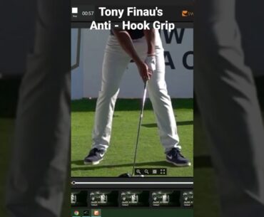 Tony Finau's Anti Hook #golf  #golfgrip