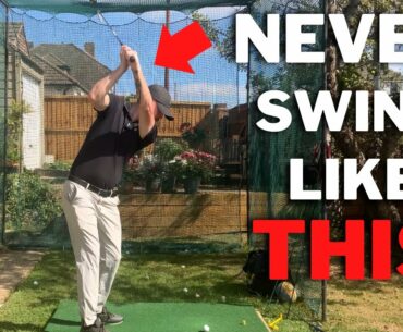 THIS IS THE MOST INCONSISTENT WAY TO SWING THE GOLF CLUB