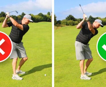 Don't Turn Your Shoulders In Your Golf Swing