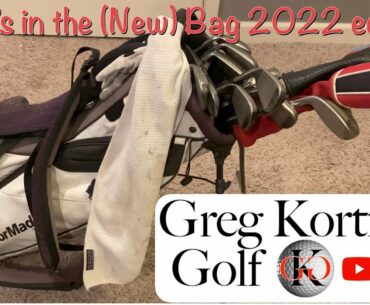 What's in the Bag 2022 Edition. And Unboxing of new Taylormade Golf Bag