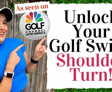 UNLOCK Your SHOULDER TURN With This Move! - Golf Swing Fitness Tips