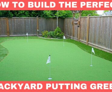 How to Build the PERFECT Home Putting Green - Behind the Scenes Tour