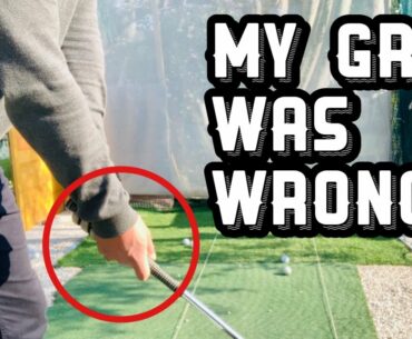 My Golf Grip was wrong | Right Hand in your Grip