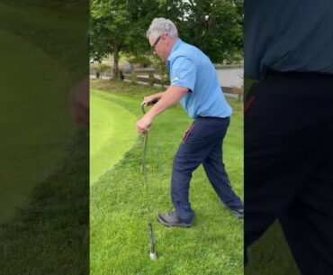 Adaptive Golf - How to Use a Putter and a Cane