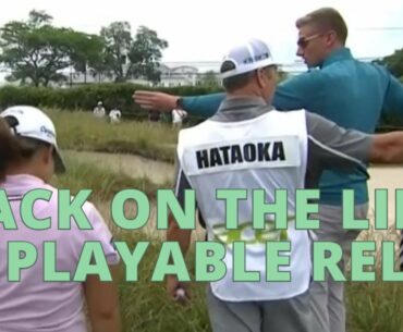 Back on the Line Unplayable - Golf Rules Explained