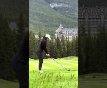 Hot Women Golf | Women Golf Swing | Golf Swing Lady | Golf Lessons #golf #shorts #golftip