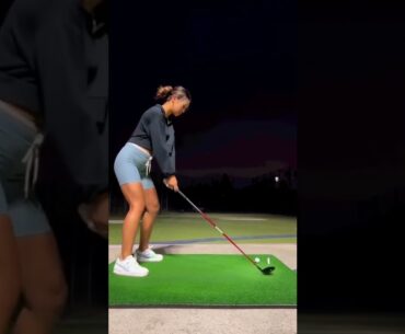 Hot Women Golf | Women Golf Swing | Golf Swing Lady | Golf Lessons #golf #shorts #golftip