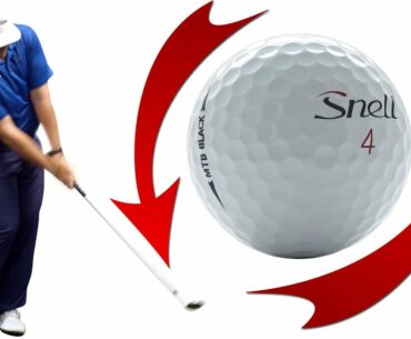 The EASY Way To Get BACKSPIN On Your Wedge Shots